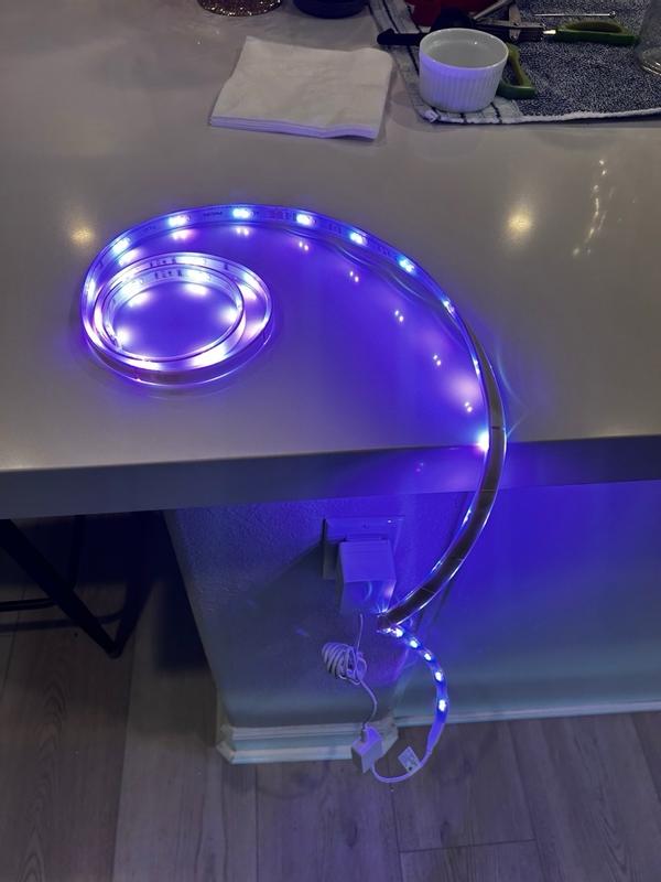  Philips Hue 800276 White and Color Ambiance LightStrip Plus  Dimmable LED Smart Light (Requires Hue Hub, Works with Alexa, HomeKit &  Google Assistant), 80 inch : Tools & Home Improvement