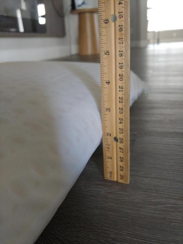 Customer photo for "no longer the same pillow"