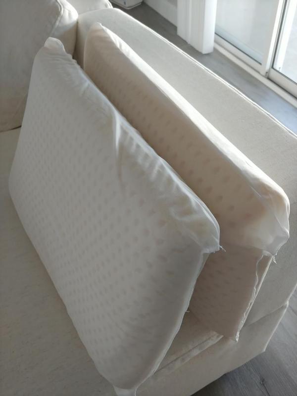 Customer photo for "no longer the same pillow"