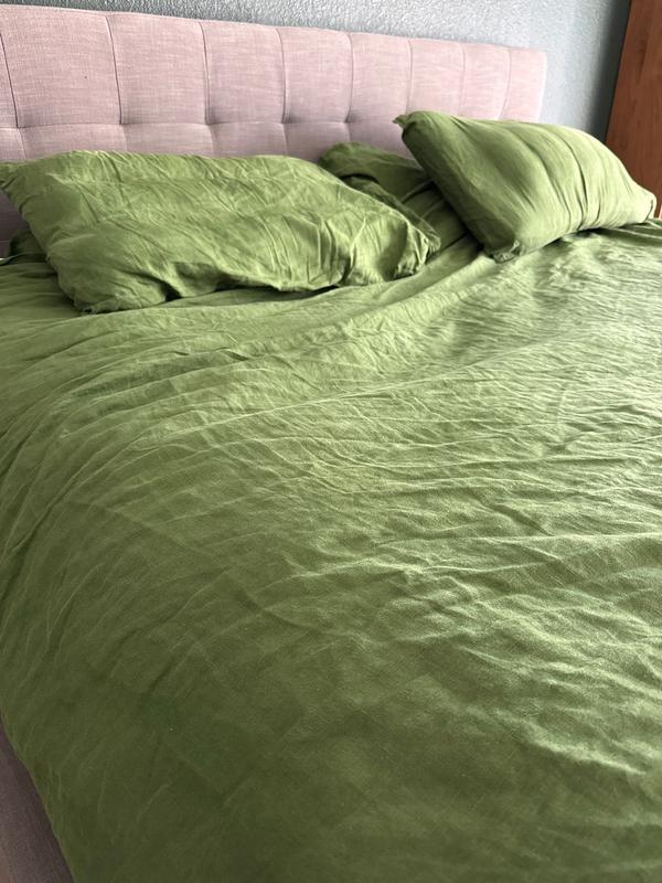 Customer photo for "Best Linen I’ve Slept On — Period."