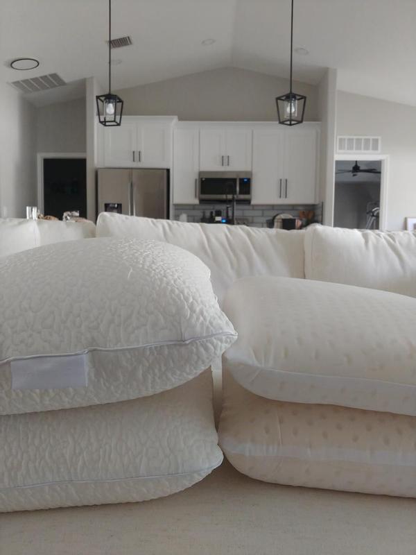 Customer photo for "no longer the same pillow"