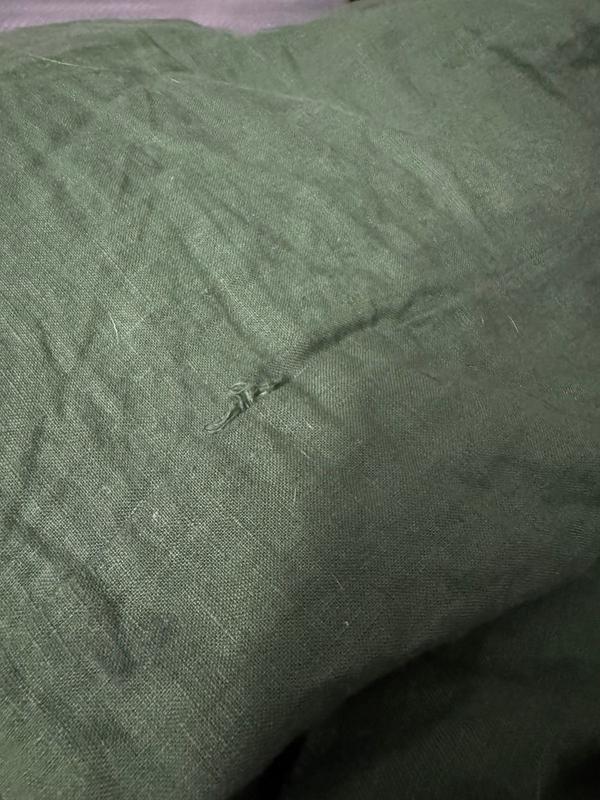 Customer photo for "In two weeks the seams are already damaged"