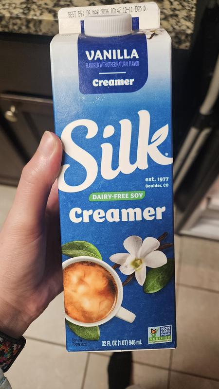 Silk Dairy Free Vanilla Soy Coffee Creamer
