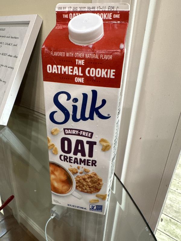 .com: Silk Oat Creamer, Oatmeal Cookie, Smooth, Lusciously Creamy  Dairy Free and Gluten Free Creamer From the No. 1 Brand of Plant Based  Creamers, 32 FL OZ Carton : Grocery & Gourmet Food