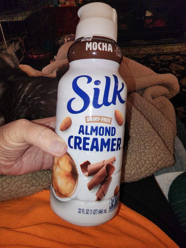 2 Silk Caramel, Dairy Free Almond Creamers, Liquid, 32oz Each