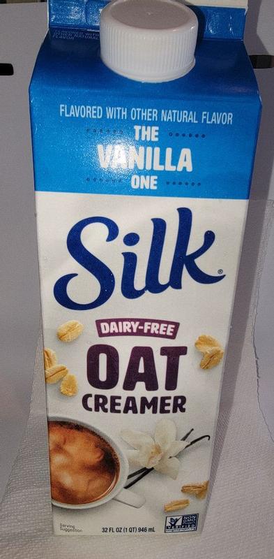 Silk Oat Creamer, Vanilla, Smooth, Lusciously Creamy Dairy Free and Gluten  Free Creamer From the No. 1 Brand of Plant Based Creamers, 32 FL OZ Carton