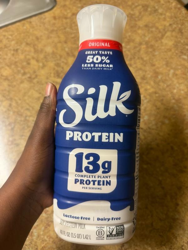 Silk Protein Complete Plant Protein Milk, Chocolate, Dairy Free