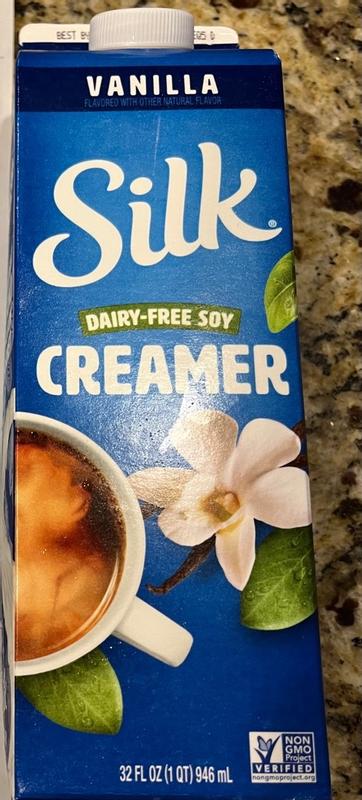 Silk Soy Creamer, Original, Dairy Free, Gluten Free, 32 FL OZ Carton