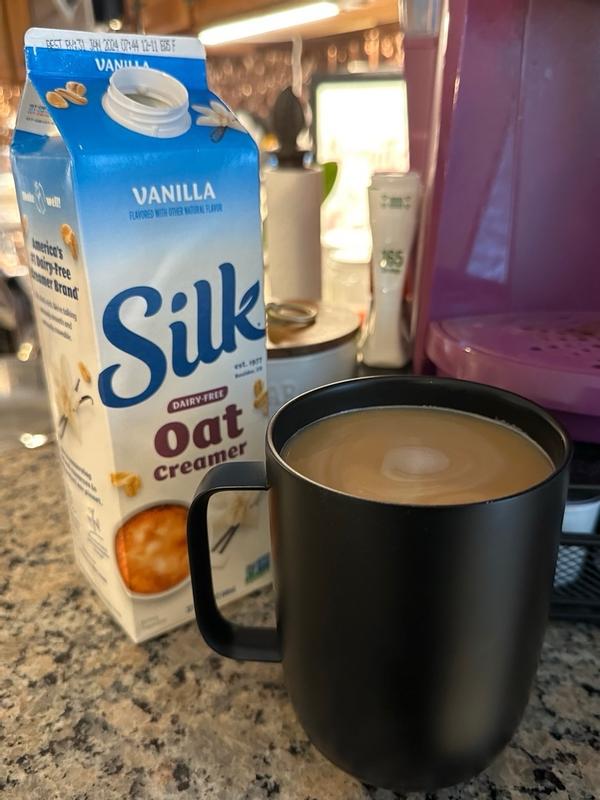 Silk has a new oatmilk creamer flavor to bring fall to your coffee cup 