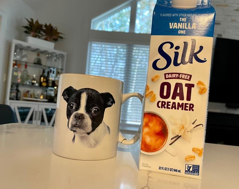 Silk Oat Creamer, Vanilla, Smooth, Lusciously Creamy Dairy Free and Gluten  Free Creamer From the No. 1 Brand of Plant Based Creamers, 32 FL OZ Carton