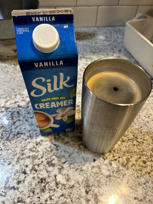 Silk Oat Creamer, Vanilla, Smooth, Lusciously Creamy Dairy Free