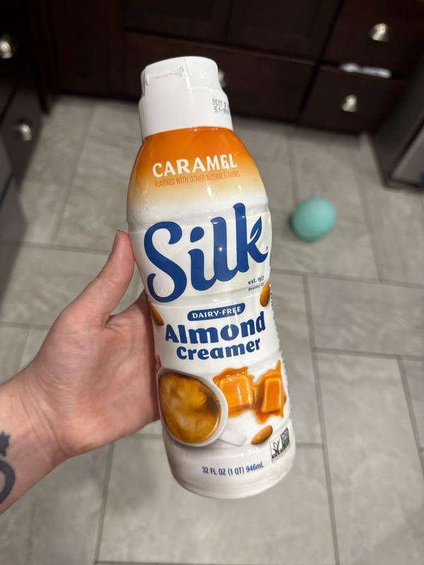 Silk Almond Creamer, Caramel, Smooth, Lusciously Creamy Dairy Free