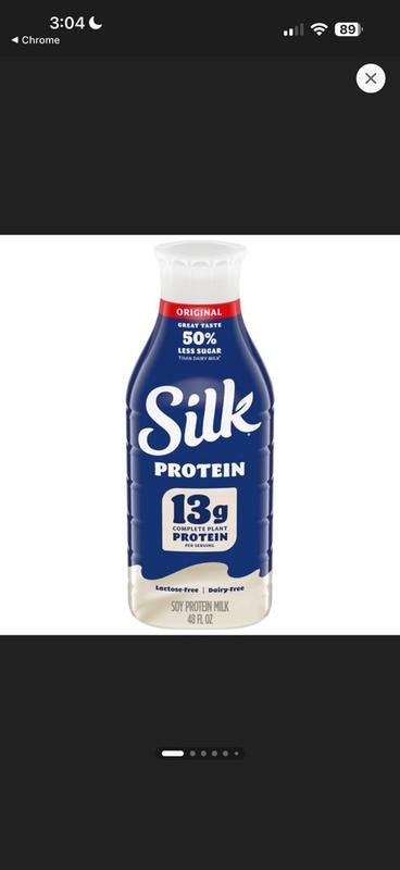 Silk Protein Complete Plant Protein Milk, Original, Dairy Free