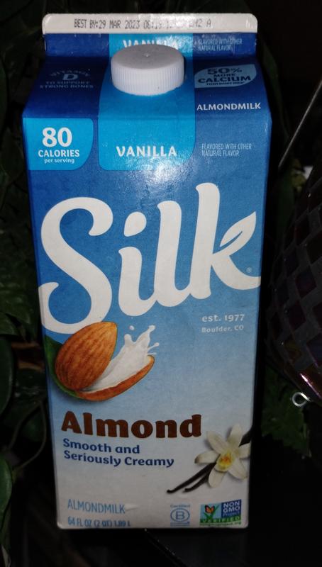 .com: Silk Soy Creamer, Vanilla, Pint, 16 oz Dairy-Free, Vegan
