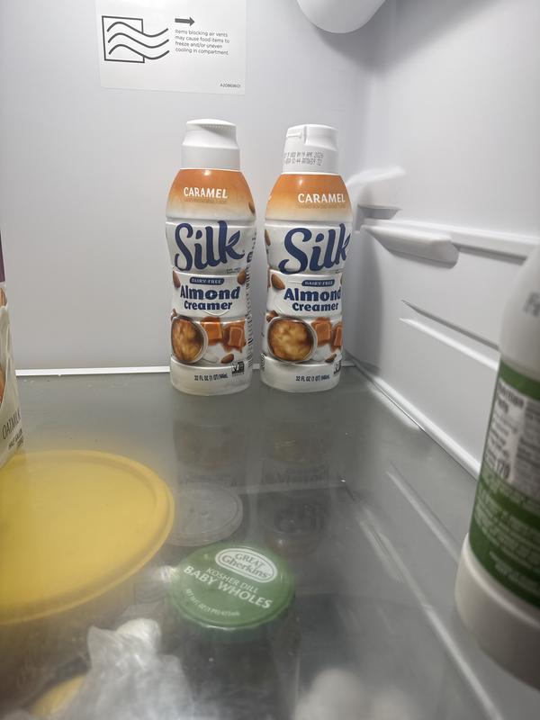 Silk Almond Creamer, Caramel, Smooth, Lusciously Creamy Dairy Free