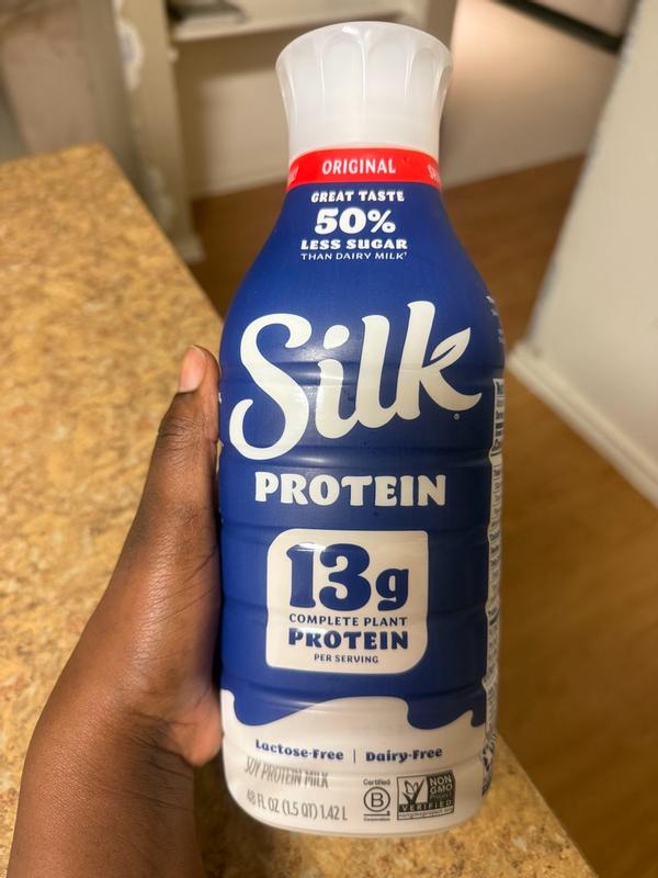 Silk Protein Complete Plant Protein Milk, Chocolate, Dairy Free