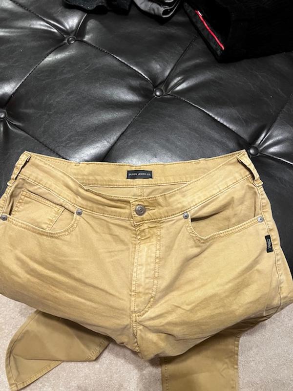 Twill pant no front loops