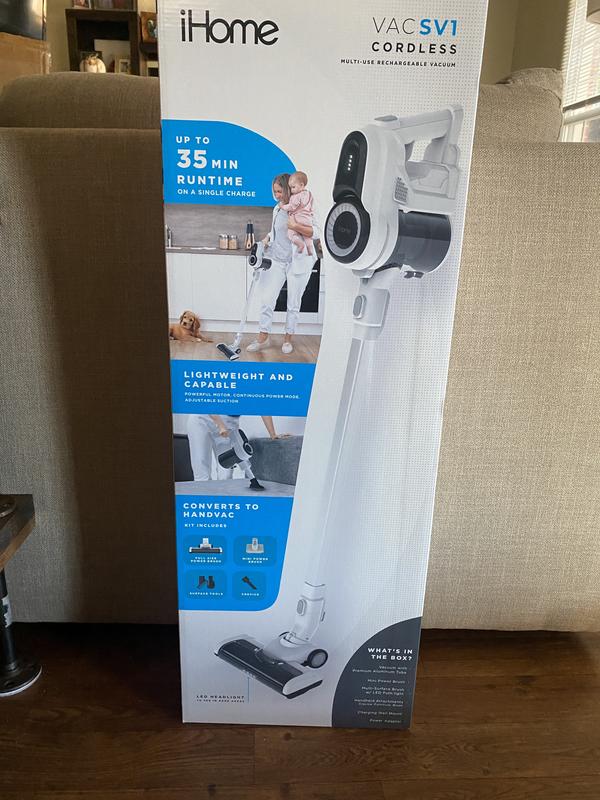 iHome® StickVac SV1 Stick Vacuum in White Bed Bath and Beyond Canada