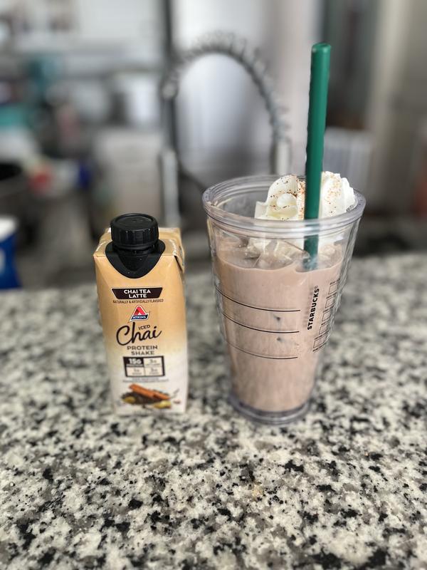 Chai Tea Iced Latté Shake – Atkins Online Store Chai Tea Iced Latté Shake – Atkins Online Store