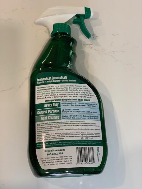 Simple Green All-Purpose Cleaner Refill, Size: 67.6 oz