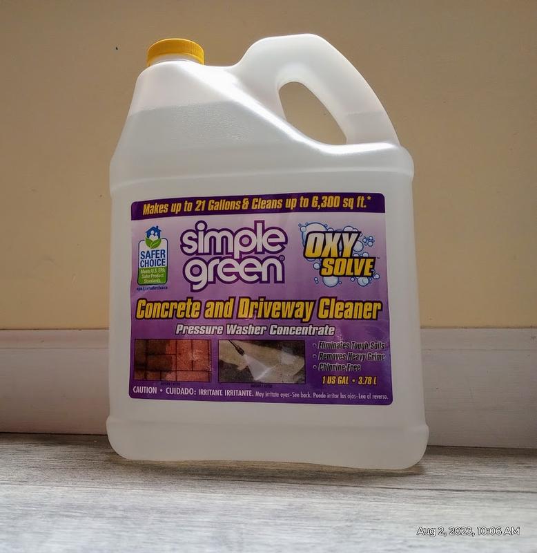 Simple Green 1 Gal. Concrete and Driveway Cleaner Pressure Washer  Concentrate 2300000118202 - The Home Depot