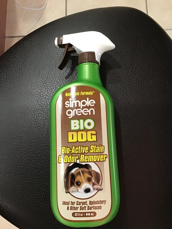 Simple green bio dog stain & odor clearance remover