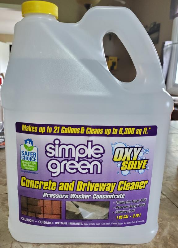 Simple Green 1 Gal. Concrete and Driveway Cleaner Pressure Washer