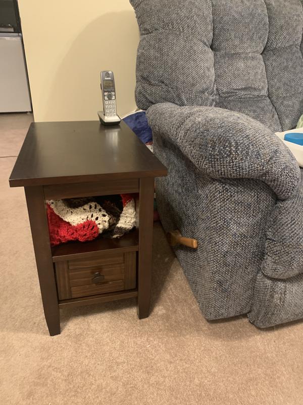 End table in family room.