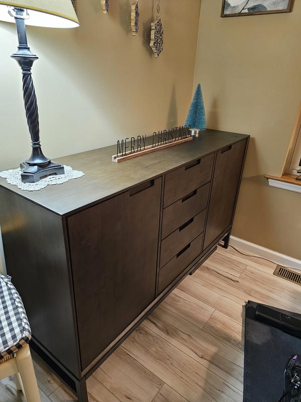 Large Hardwood Sideboard | Banting 4 Door Sideboard Buffet