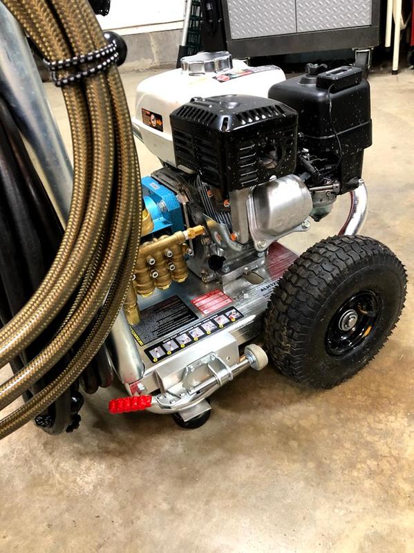 Replaced the feet and added brakes to the wheels to stop it from 'walking'