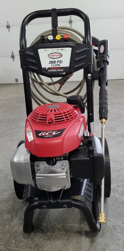 Simpson gas pressure washer deals 2800 psi