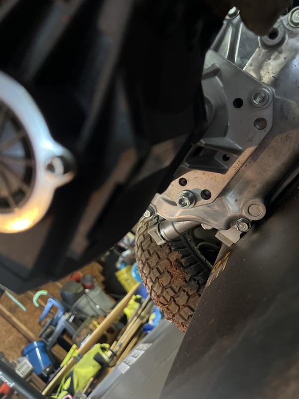 Area where the pump has a bad leak