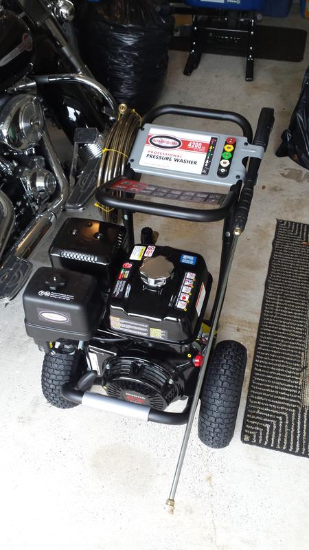My new PS4240H 4200PSI Simpson!