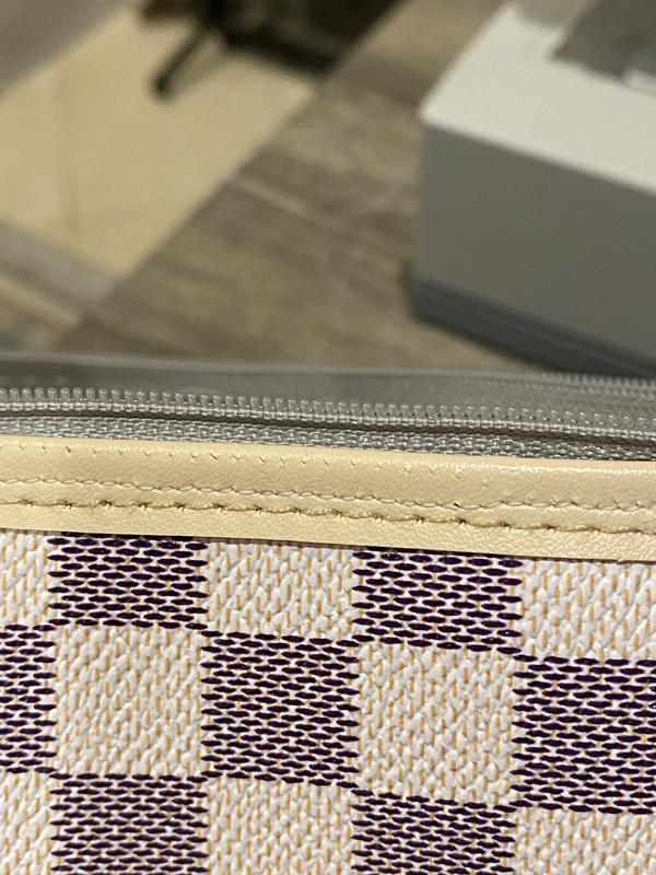 Beautiful seams through difficult material.