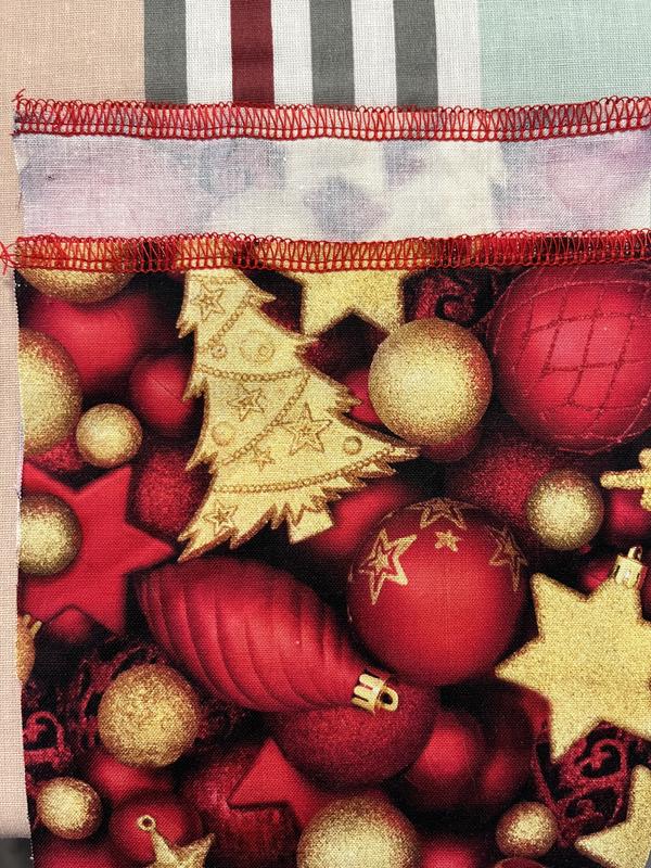 Making a Christmas Apron