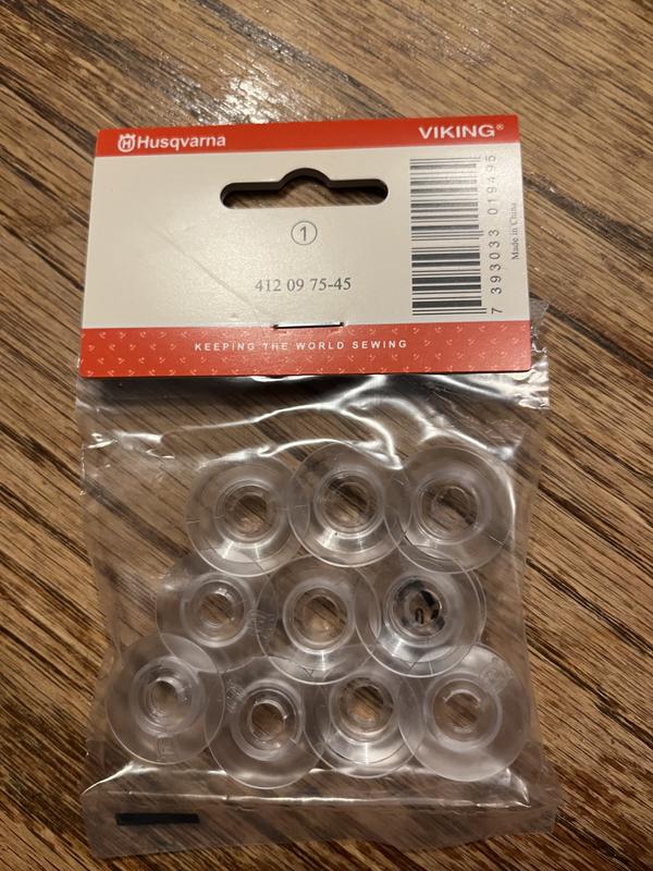 Lot De 10 Bobines En Plastique Vert Generico Singer Catania Pour Machines à Coudre Husqvarna Viking Groupe 5, 6, 7