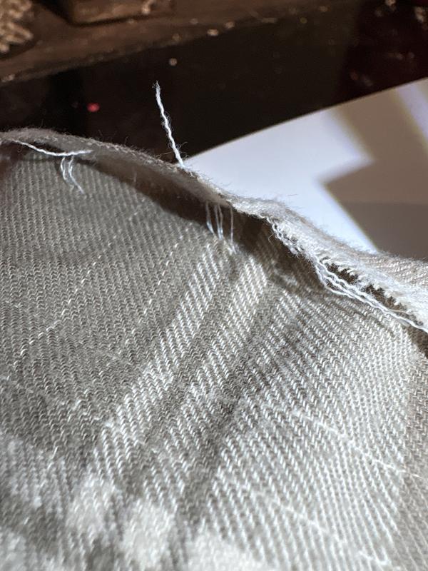 Two layers of VERY thin fabric