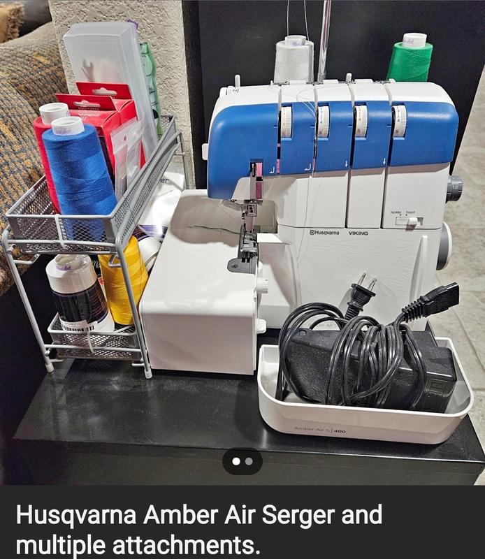 Refurbished AMBER™ Air S | 400 Overlock Machine | Husqvarna® Viking®