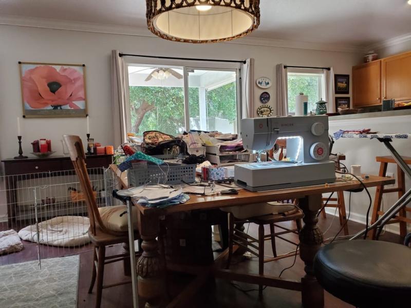 My dining room studio