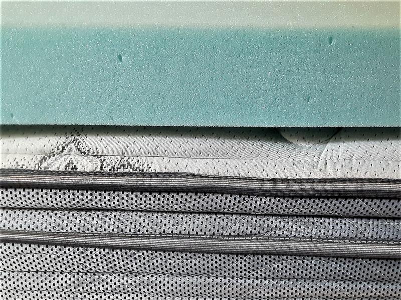 Topper laid perfectly  on mattress .