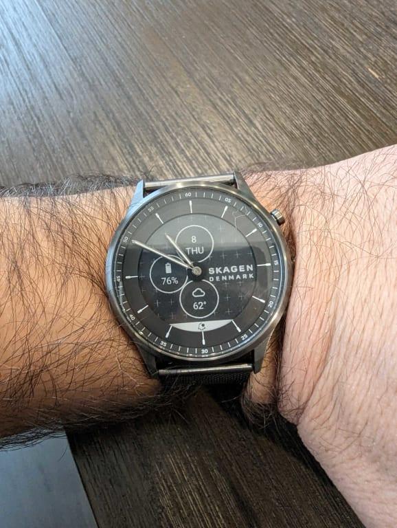 Jorn 42mm Gen 6 Hybrid Smartwatch - Charcoal Stainless Steel