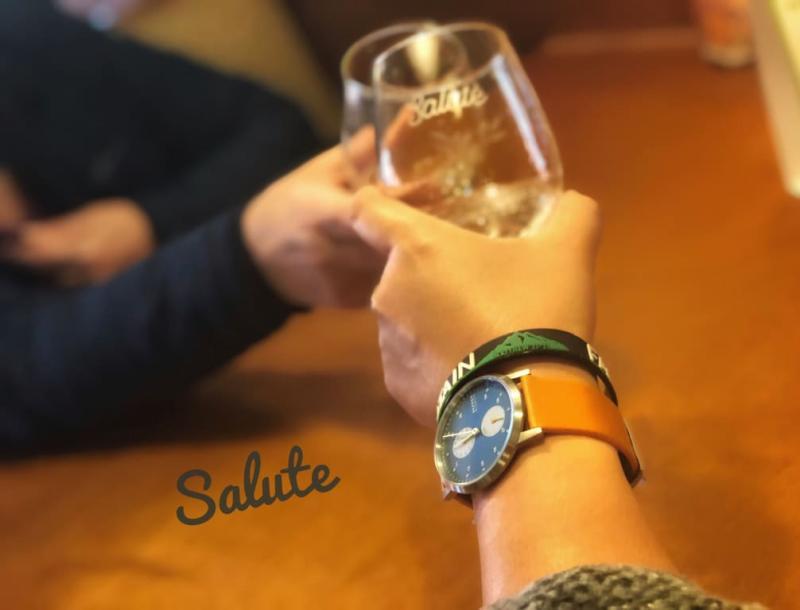 Kristoffer Yellow Leather Watch