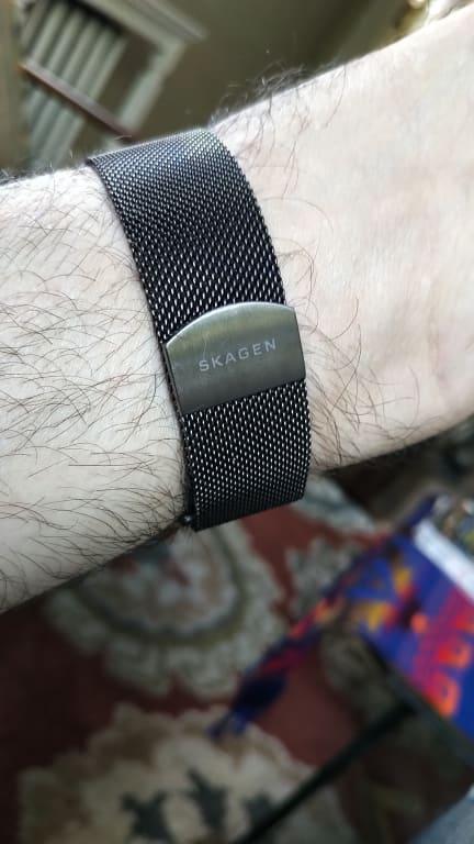 Skagen Falster 2 Smoke Stainless Steel Mesh Bracelet Touchscreen Smart Watch 40mm Powered by Wear OS by Google Macy s