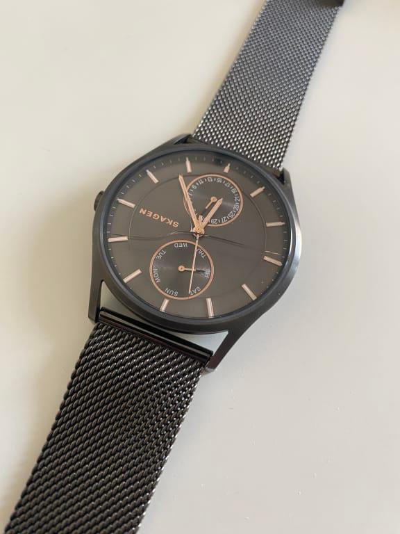 Skagen Holst Steel Mesh Multifunction Watch Skw6180 | Non-metal