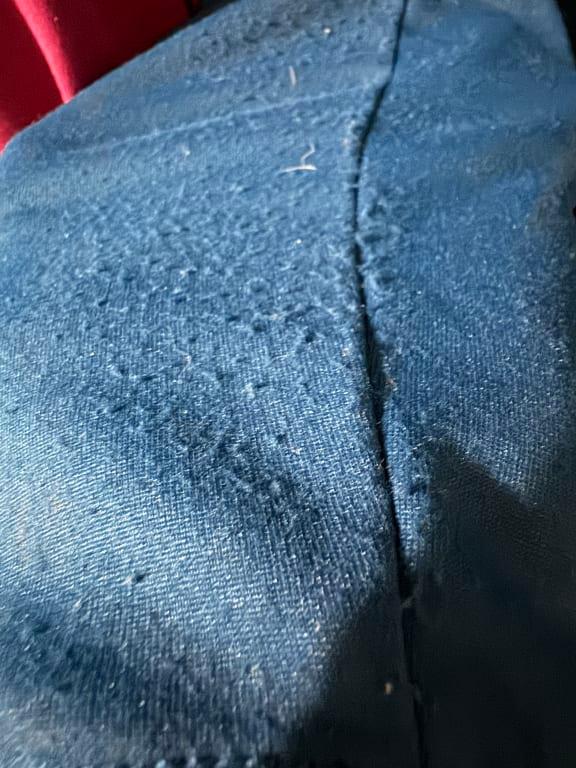 Snuggle lite jacket pilling after one wash and wear, just on one sleeve