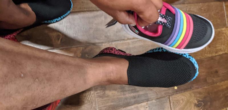 When my right year old was expecting shoes this happened