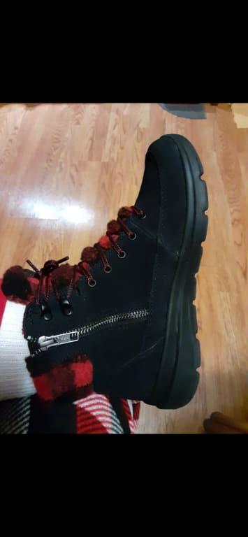 Zipper makes them easy to get on and off