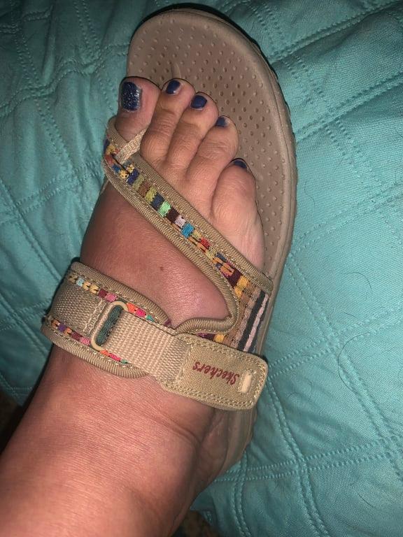 Beige ones I'm wearing today