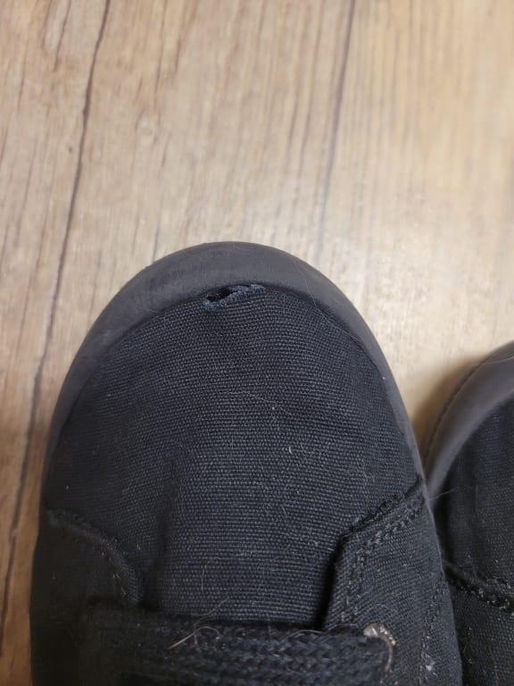 After a month of wear.