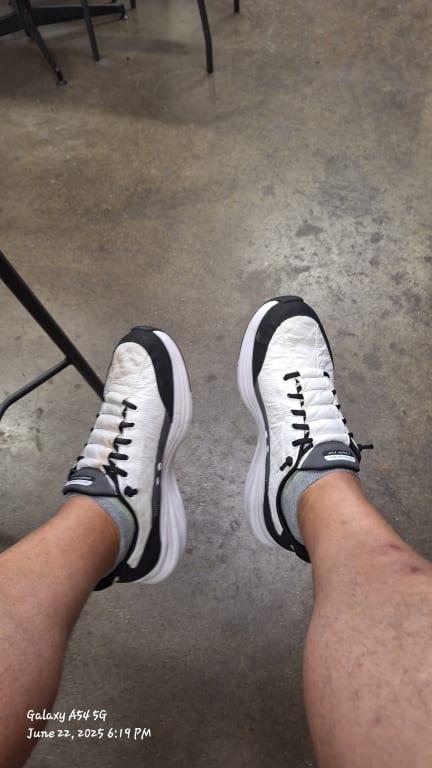 Man wearing a woman's size 11.5 wide